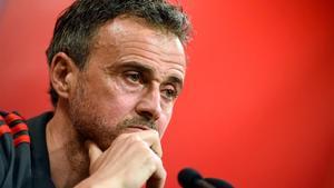 aguasch47458708 spain s coach luis enrique holds a press conference at the m190326133840