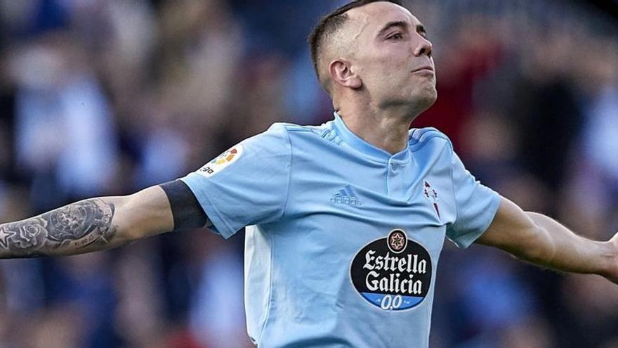 Aspas, jugador franquicia del Celta de Vigo, en imagen de archivo.