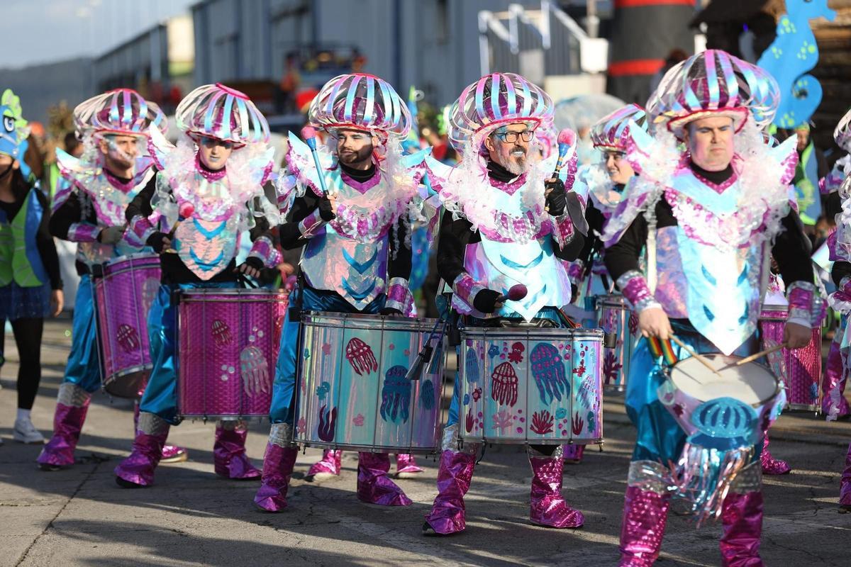 Una comparsa del Entroido de A Coruña la pasada edición.