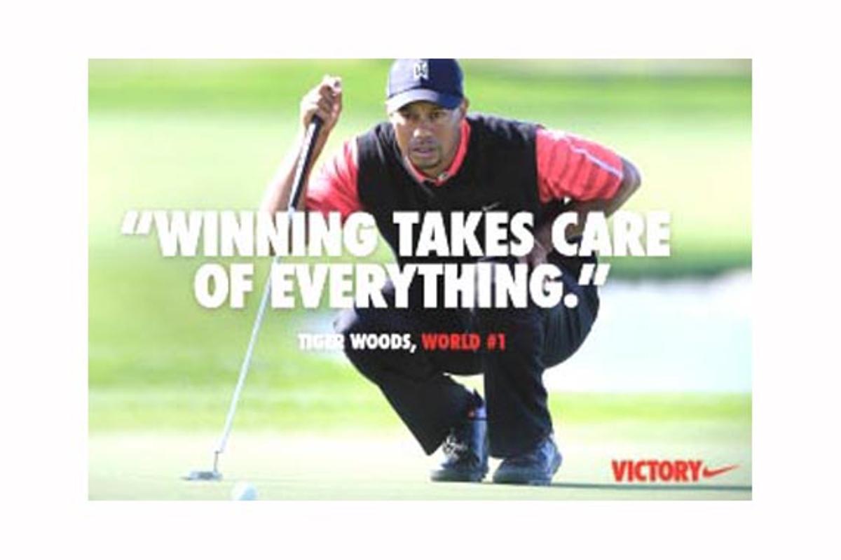 Woods firmó muchos anuncios con Nike a lo largo de su fructífera relación