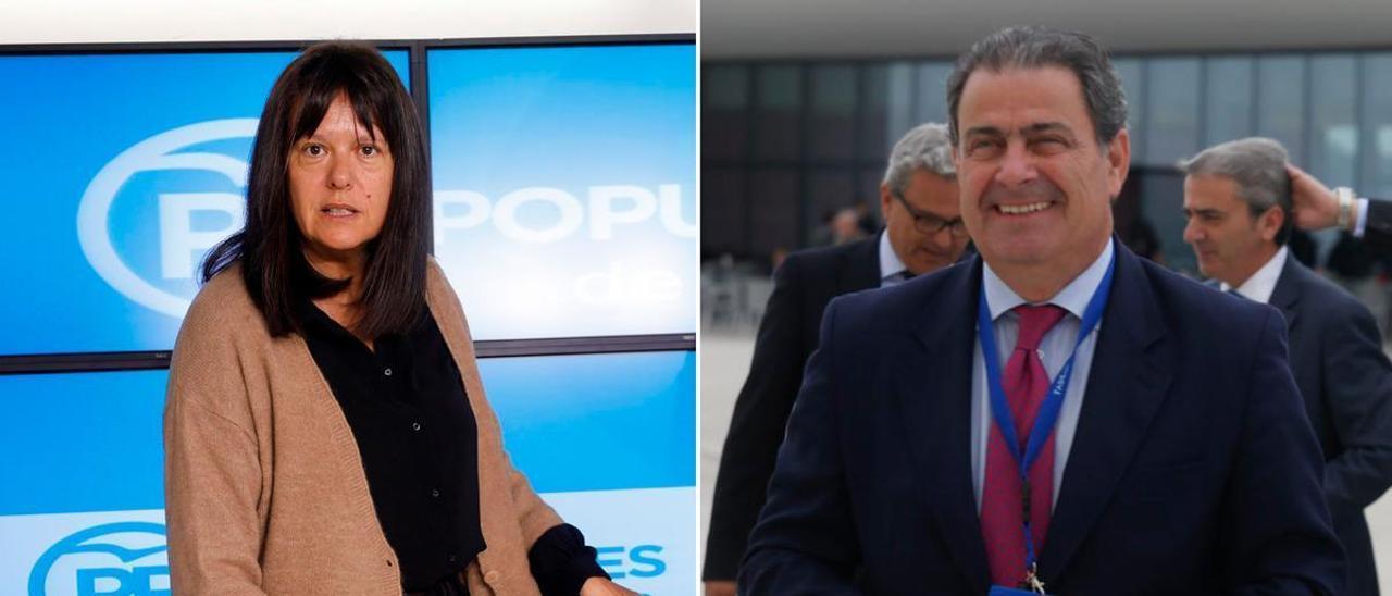 Susana López Ares y el empresario Javier Soto.