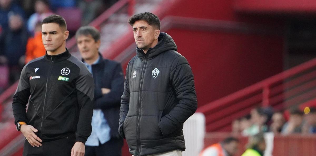 Pablo Hernández, en el Granada-Castellón