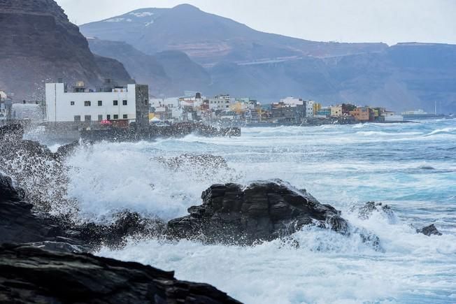 Pleamar en la zona norte de Gran Canaria