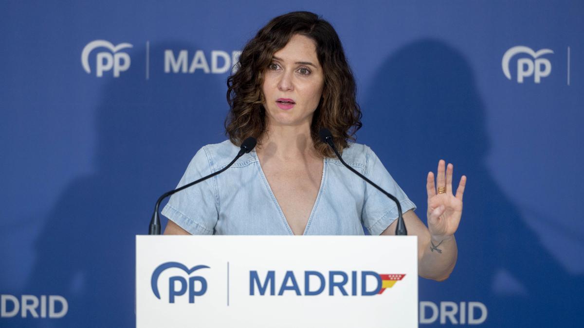 Ayuso preside la reunión del Comité Ejecutivo del PP de Madrid y la Junta Directiva Autonómica