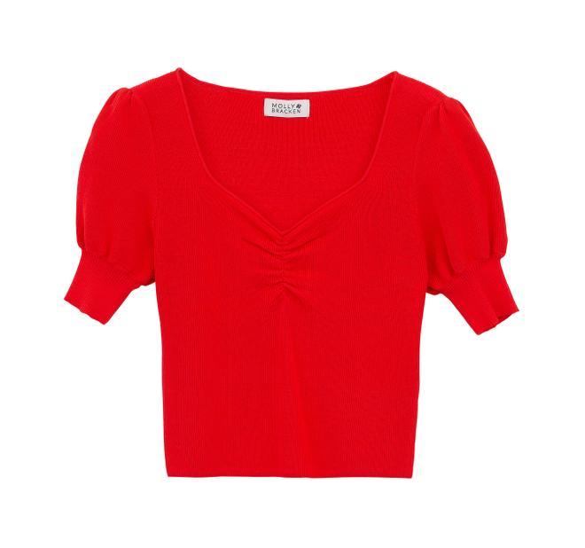 Top rojo de Molly Bracken