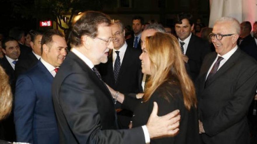 Rajoy y Susana Díaz coinciden en la gala de los XXIX Premios Macael