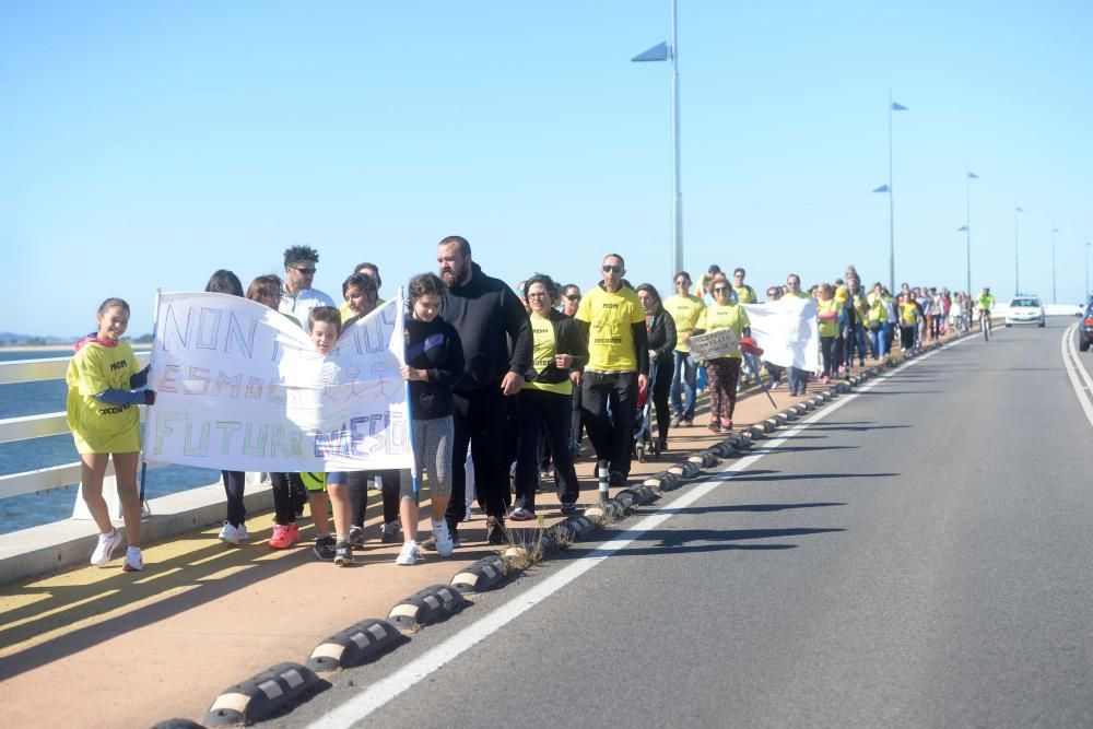 Protesta educación A Illa