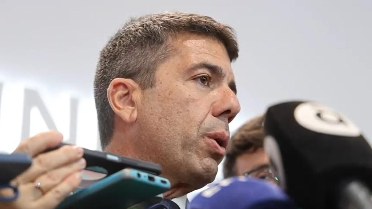 Carlos Mazón habla de la "deslealtad institucional" de Pedro Sánchez: "Los valencianos ahora se están ahogando"