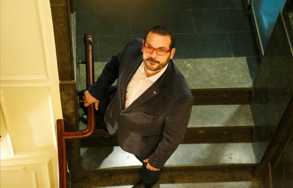 David Bote, alcalde de Mataró. David Bote, alcalde de Mataró.