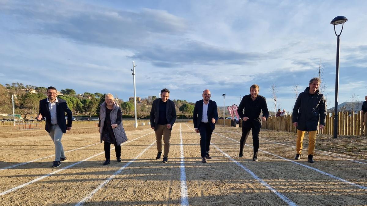 Inauguració de la nova pista d'atletisme de Gironella