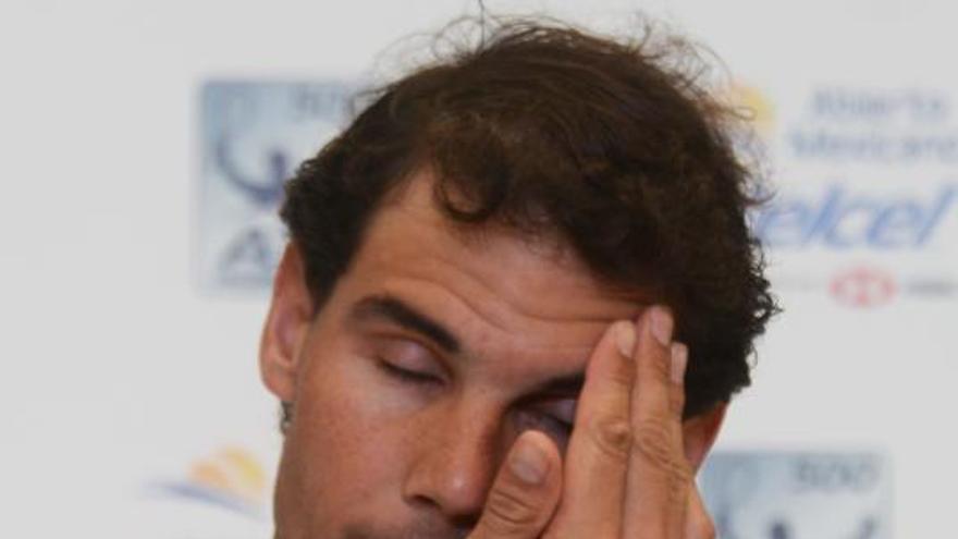 Rafa Nadal se resiente de su lesión y renuncia a Acapulco