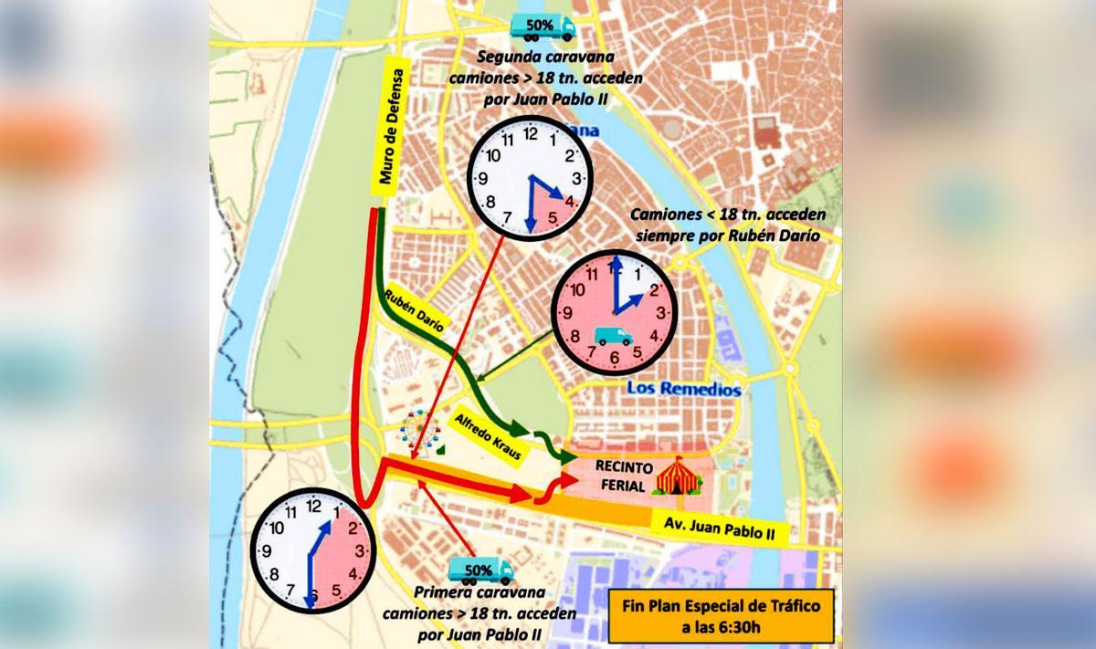 A las 06.30 horas el tráfico volverá a la dinámica habitual en la zona.