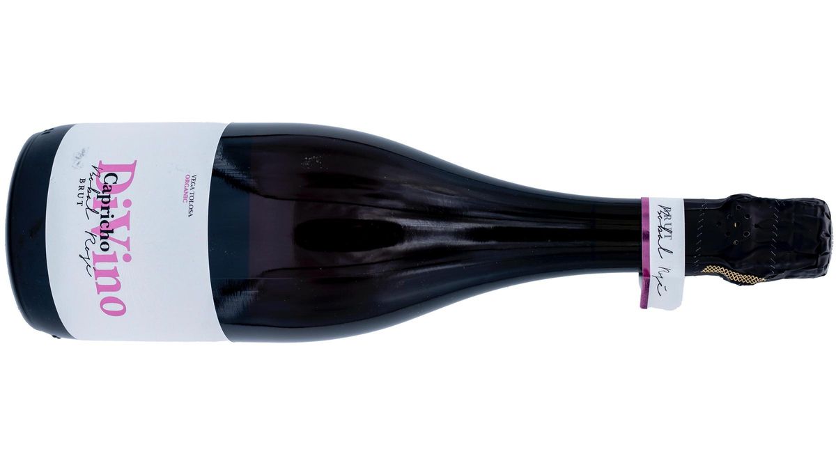 Espumoso Capricho Divino Brut Nature Rosado (Vega Tolosa).