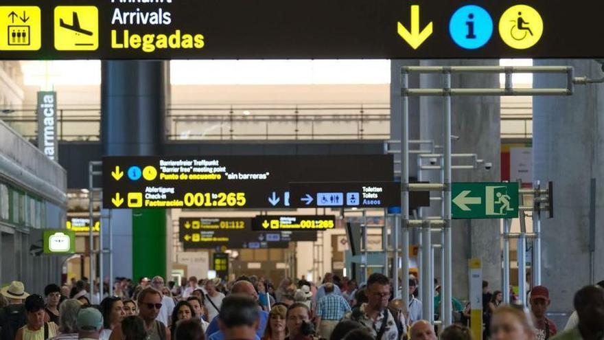 El aeropuerto de Málaga supera los 4,5 millones de pasajeros hasta marzo, un 21,6 % más