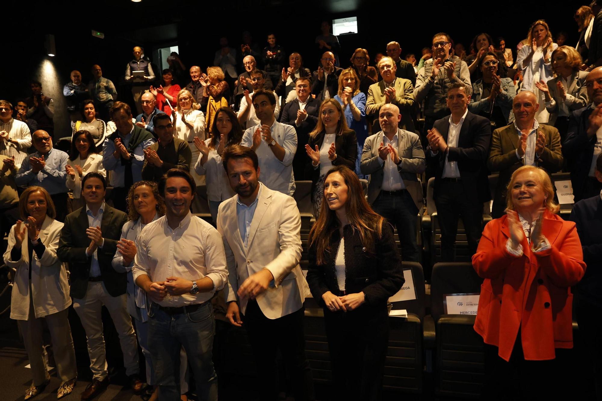 La convención del PP de Gijón por los dos años de gobierno, en imágenes