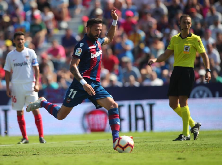 Levante 2-6 Sevilla, en imágenes