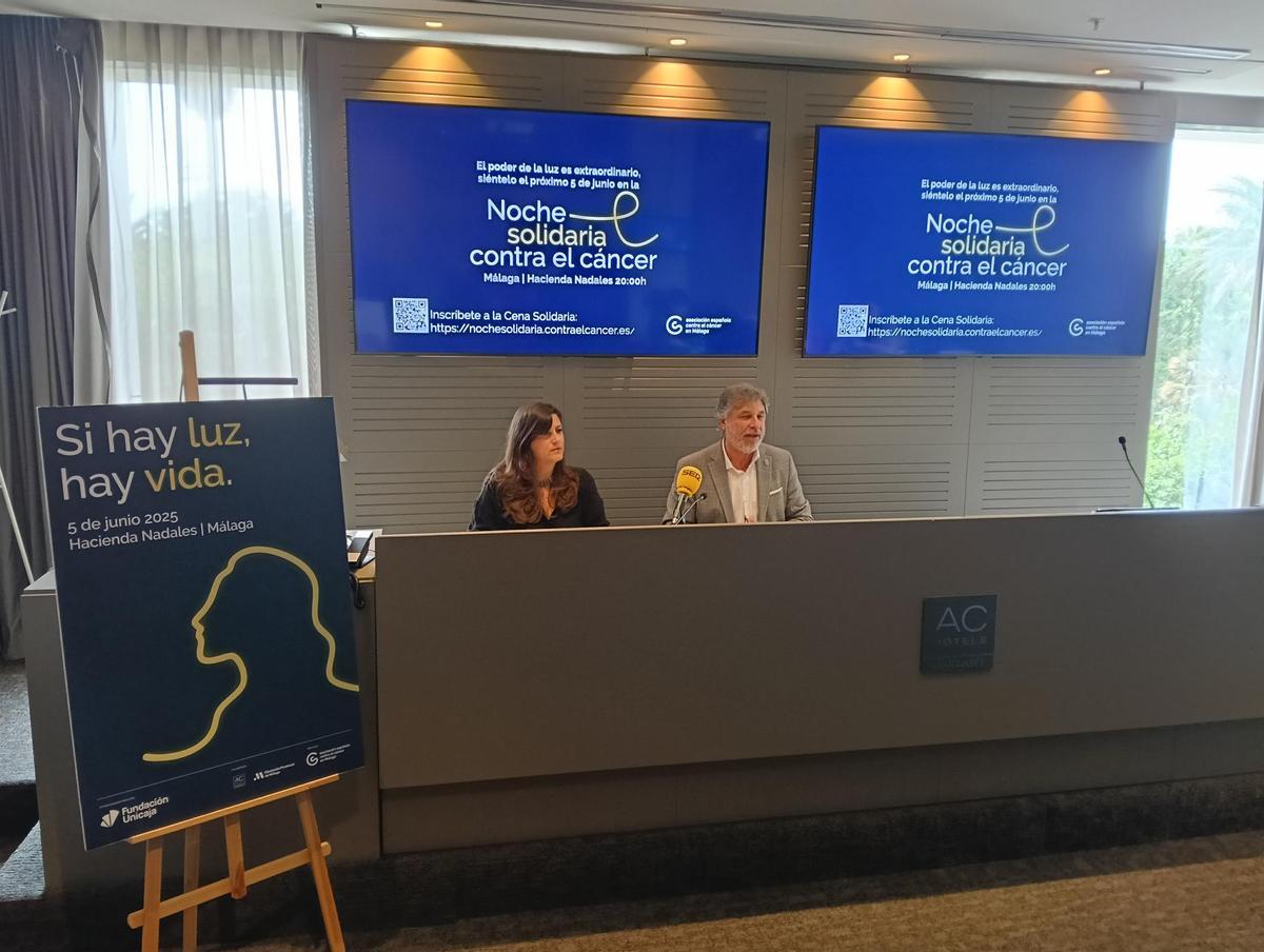 La Asociación Española Contra el Cáncer y Fundación Unicaja presentan la “Noche Solidaria Contra el Cáncer”