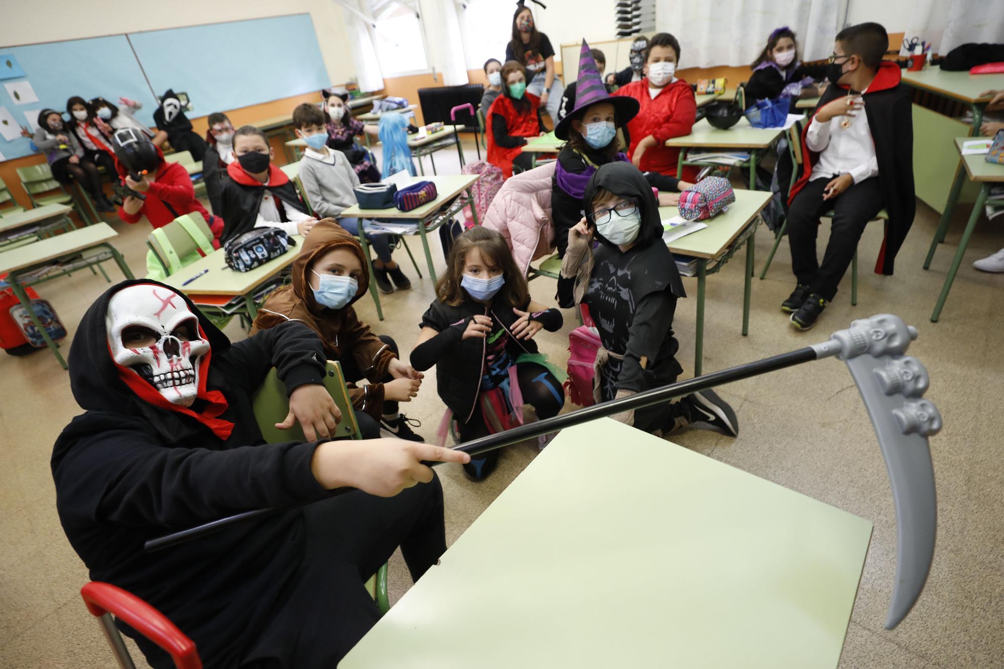 Así se ha celebrado Halloween en los colegios de Asturias