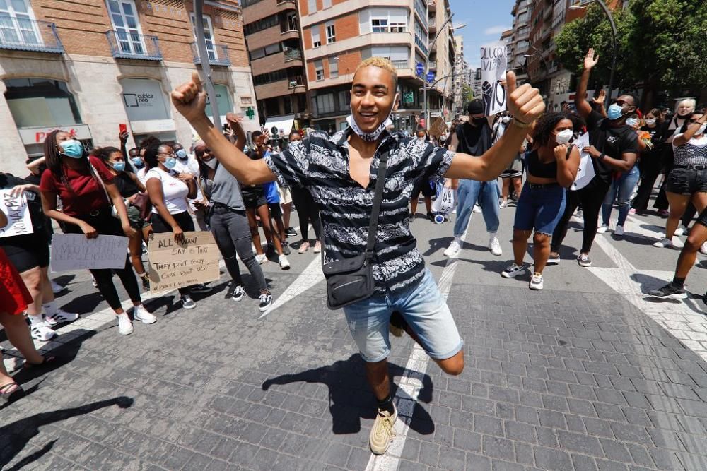 Protesta contra el racismo en Murcia