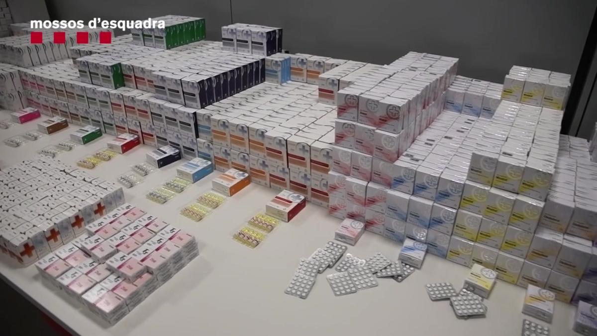 Siete detenidos acusados de vender medicamentos falsos y sustancias dopantes en el área metropolitana de Barcelona