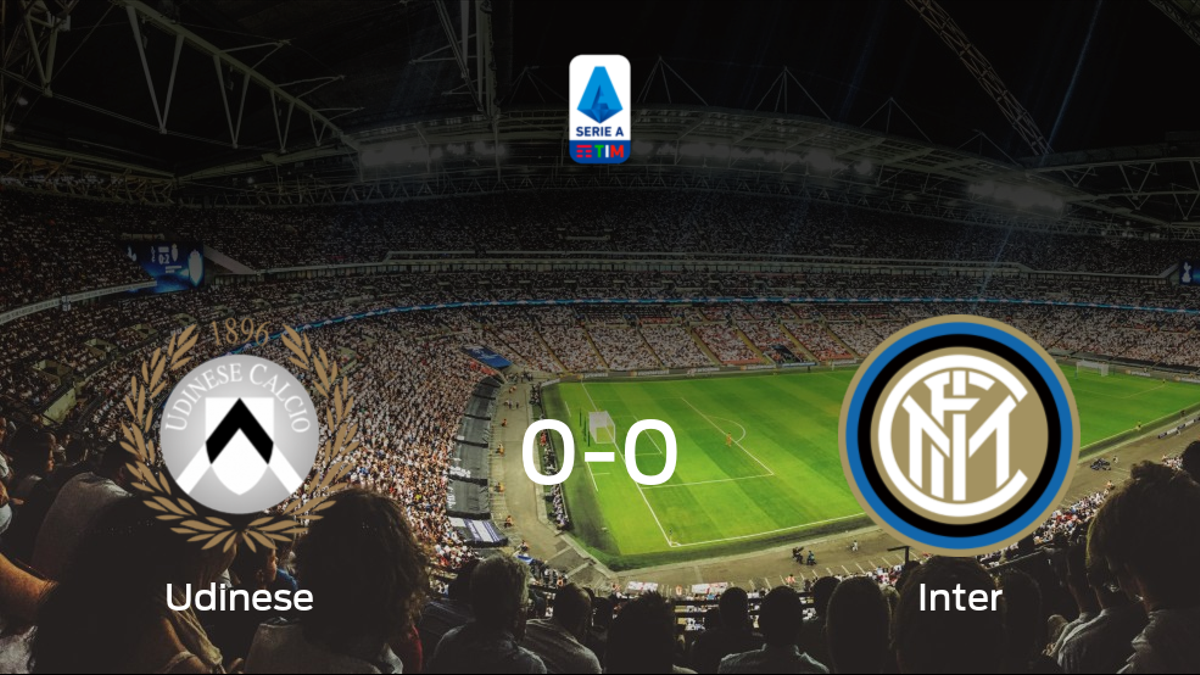 El Udinese y el Inter se reparten los puntos en un partido sin goles (0-0)