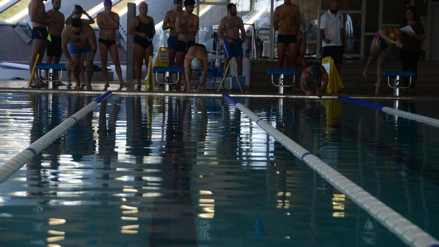 Una vista de la piscina Balea de Cangas.//G.N.