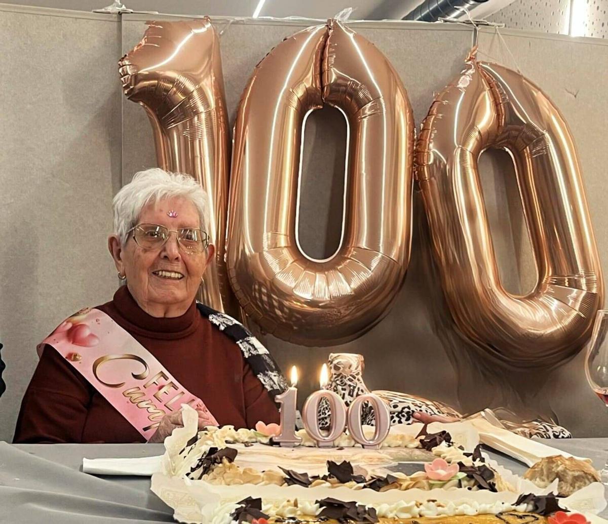 La zamorana Irene Prieto Monje celebra sus 100 años.
