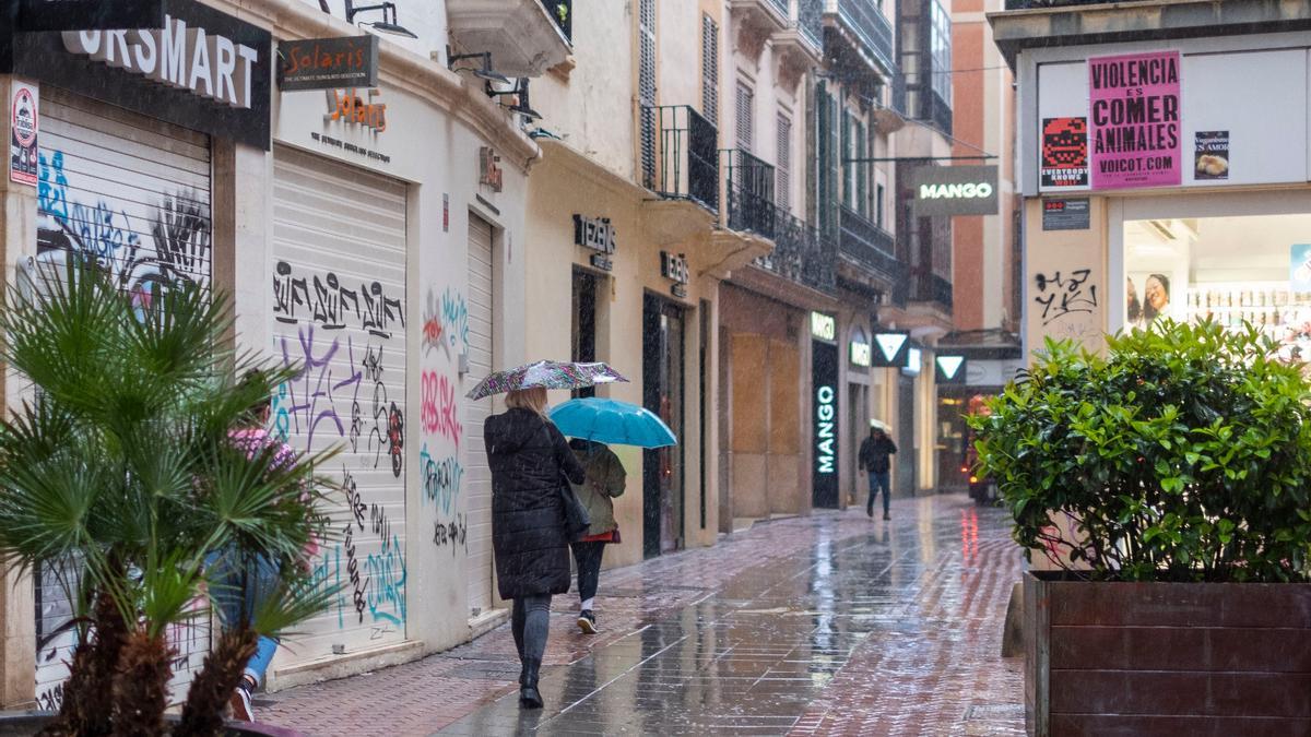 Lluvia en Palma