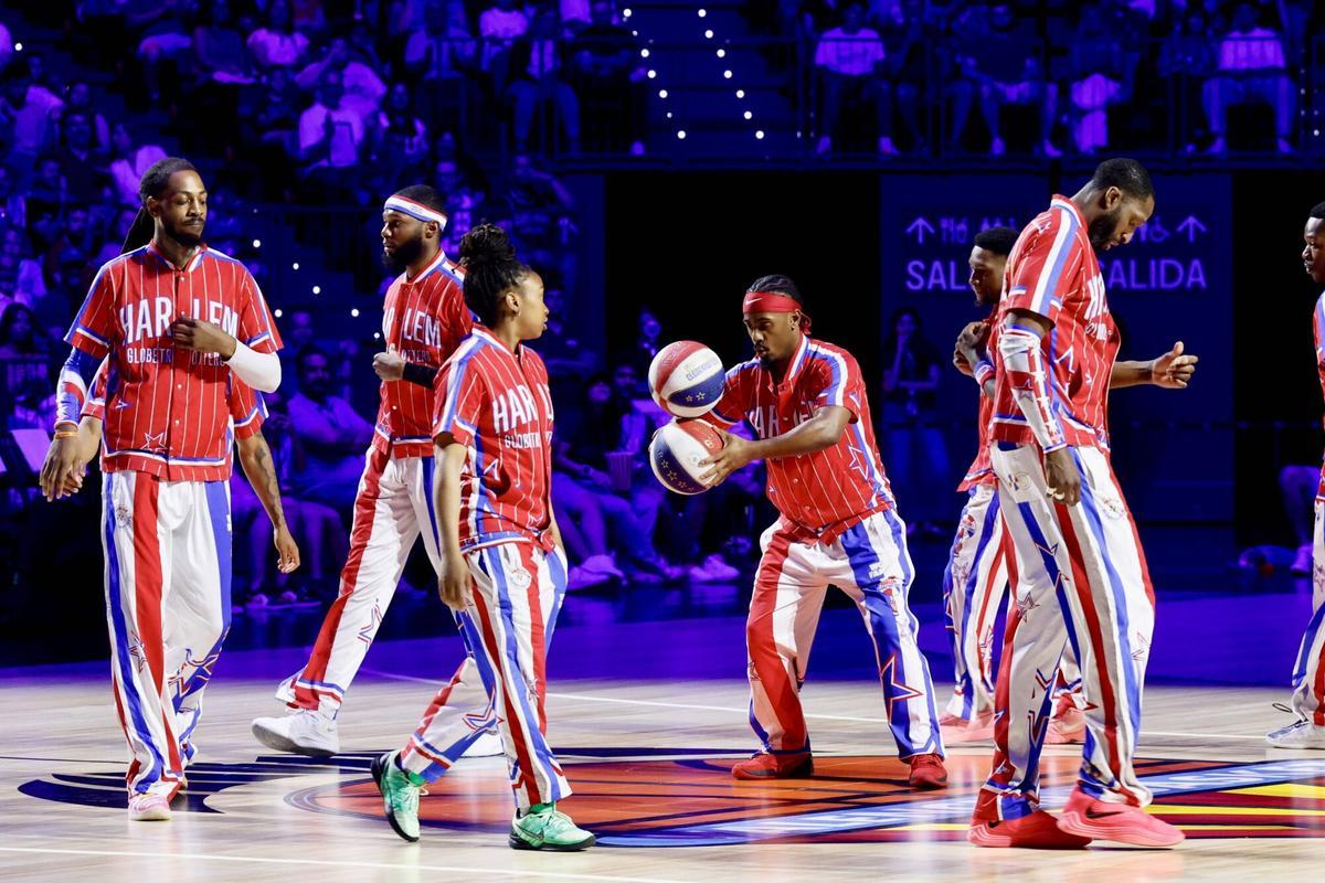 Valencia. Espectáculo de los Harlem Globetrotters en el Roig Arena VLC SPD