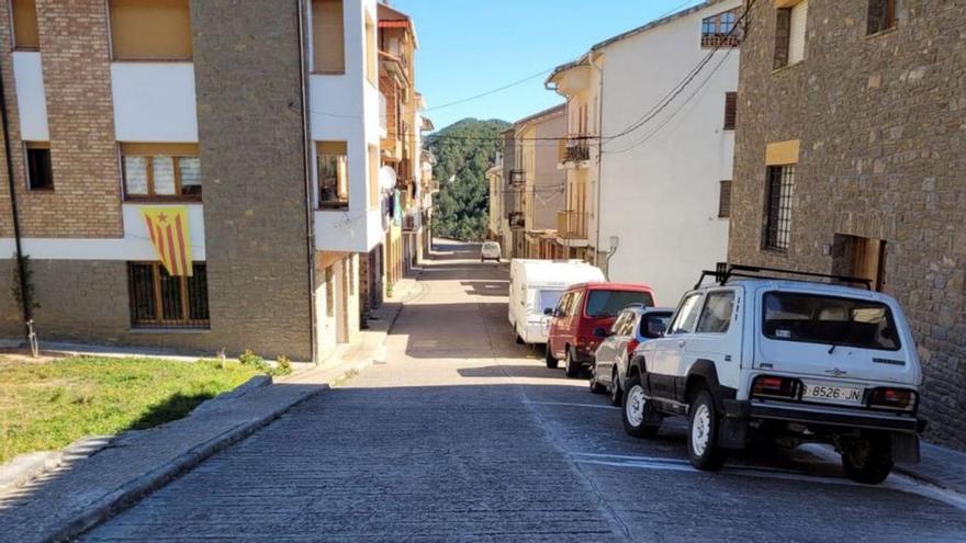 Una de les zones de Borredà on es farien les obres  | AJ. DE BORREDÀ