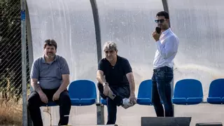 Visita relámpago del director general del Real Zaragoza, Fernando López