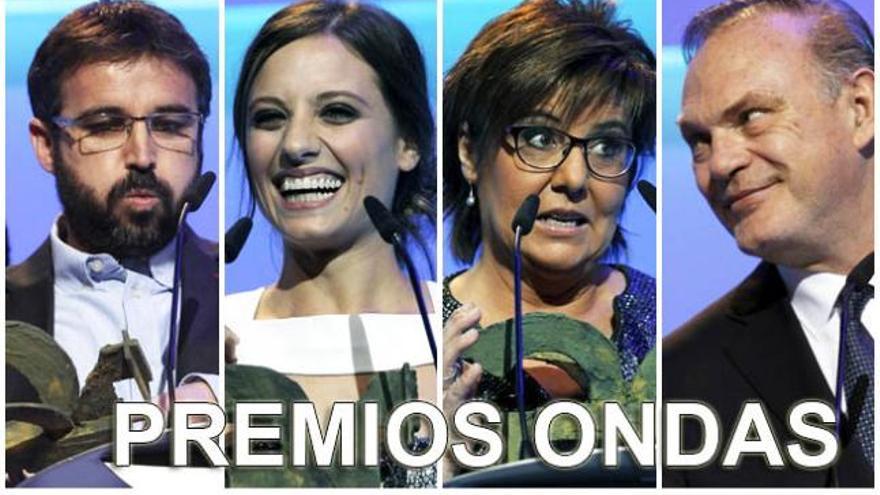 Los premiados en los Ondas 2013.