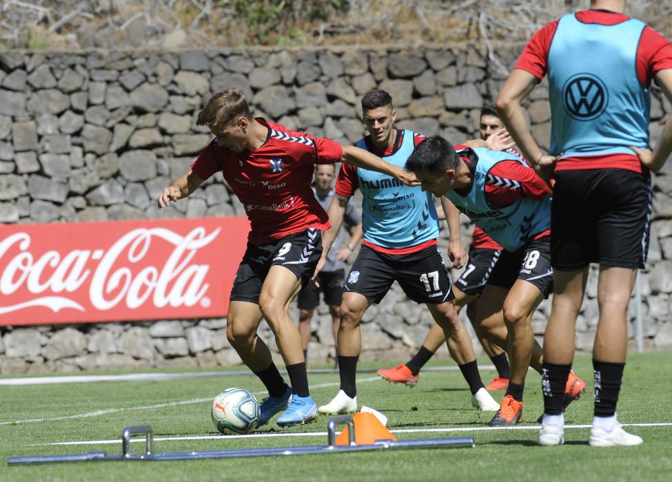 Entrenamiento del Tenerife el martes 13 de agosto