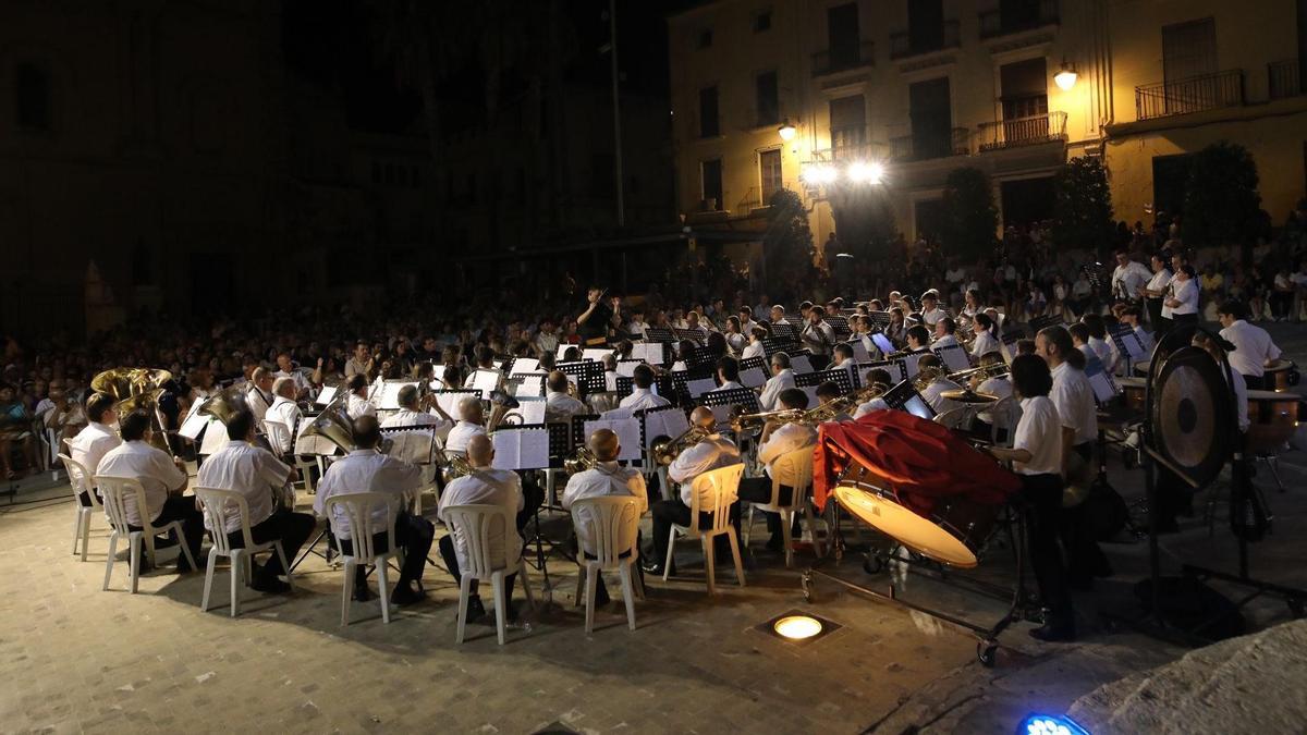 Concierto en el Pòrtic de les Nostre Festes de Xàtiva, en una edición pasada.