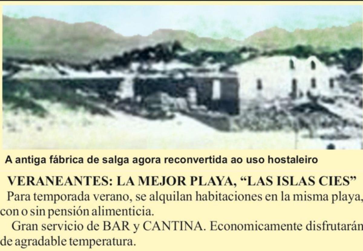 Anuncio dunha excursión a Cíes en 1932. | Arquivo do autor