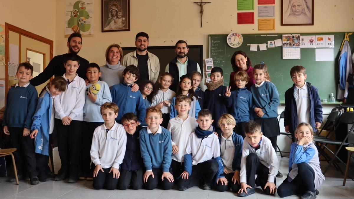Samuel Falomir, el alcalde de l'Alcora, repetirá en marzo la experiencia de visitar los colegios de la localidad.