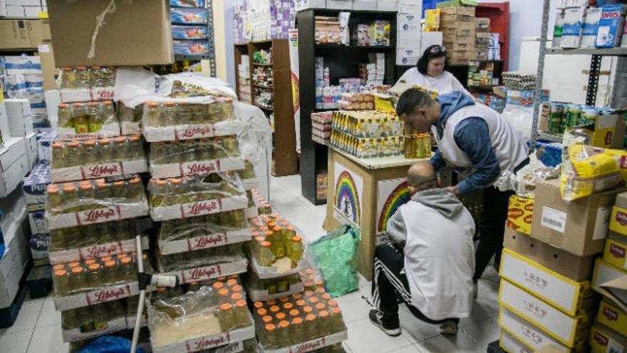 Imagen de archivo del almacén de alimentos de la ONG Sonrisas del Suroeste.