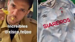 El provechoso paso de C. Tangana por Vigo: camiseta celeste, filloas y pistas sobre el himno