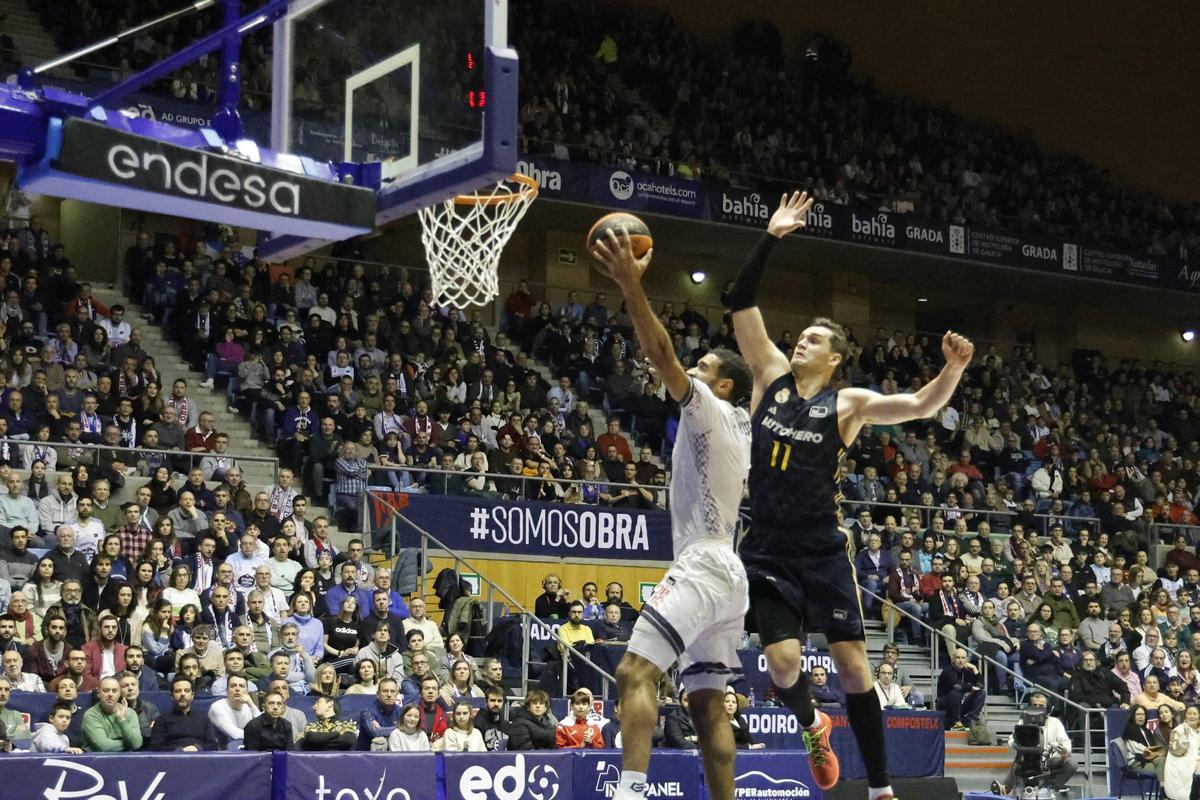 Monbus Obradoiro - Real Madrid: las imágenes del partido