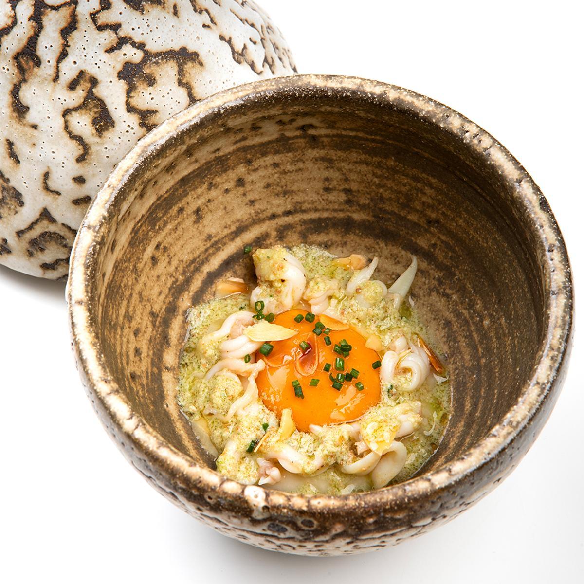 Uno de los platos del sorprendente menú.