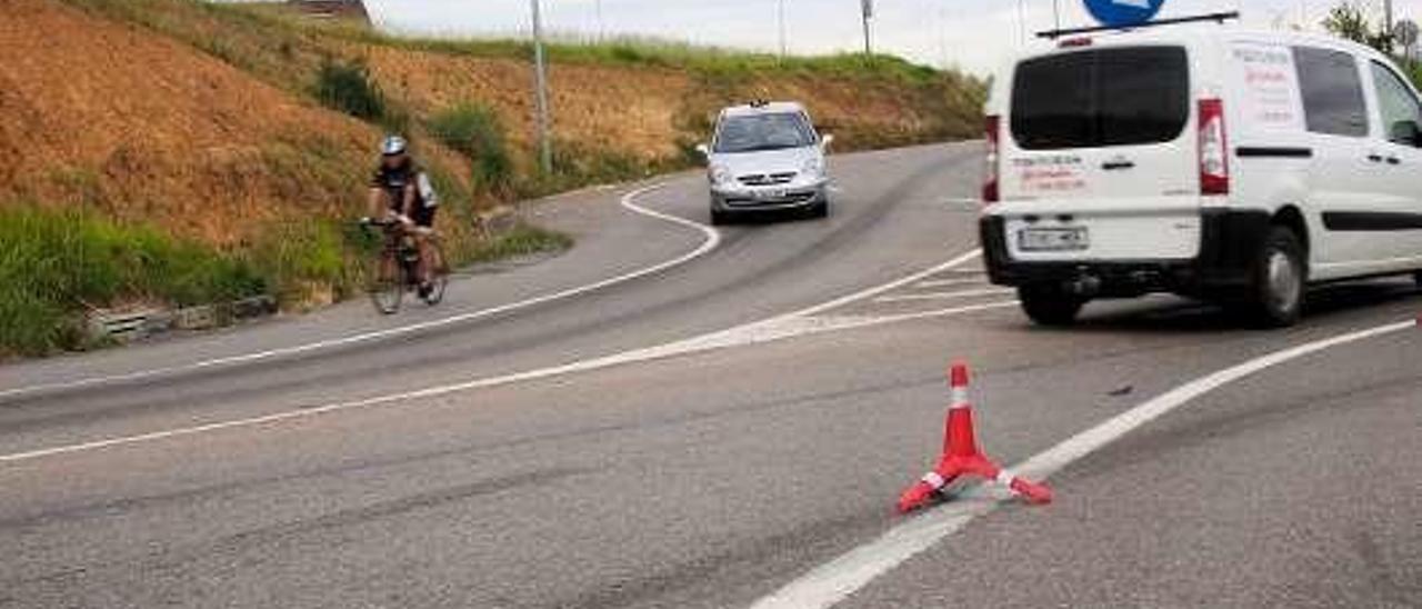 Rotonda en la que se produjo el incidente.