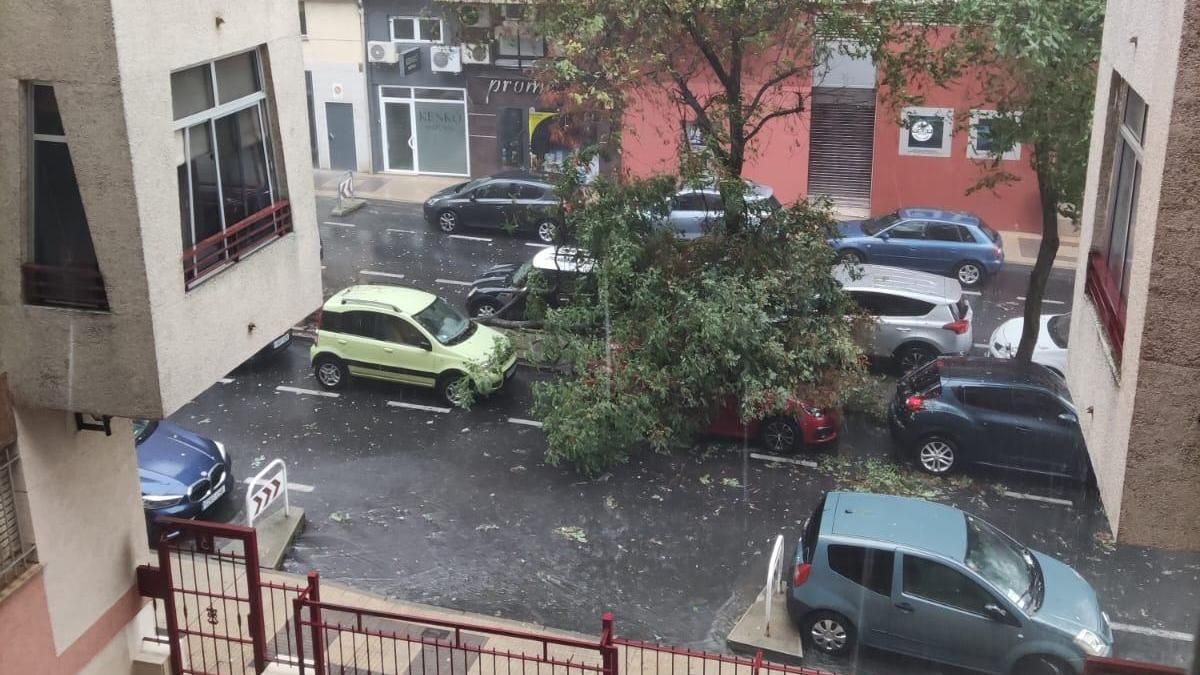 Fotogalería | Así afecta el temporal de lluvia y viento en Cáceres