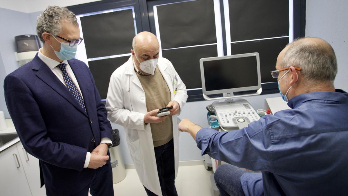 Demostración de una consulta de teledermatología en el centro de salud Murcia Sur.