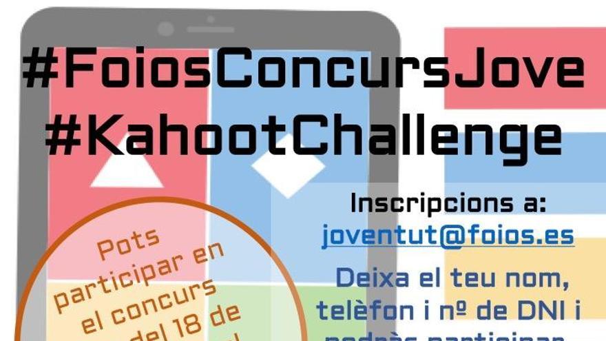 Foios Kahoot Challenge, el concurso online para los jóvenes de Foios