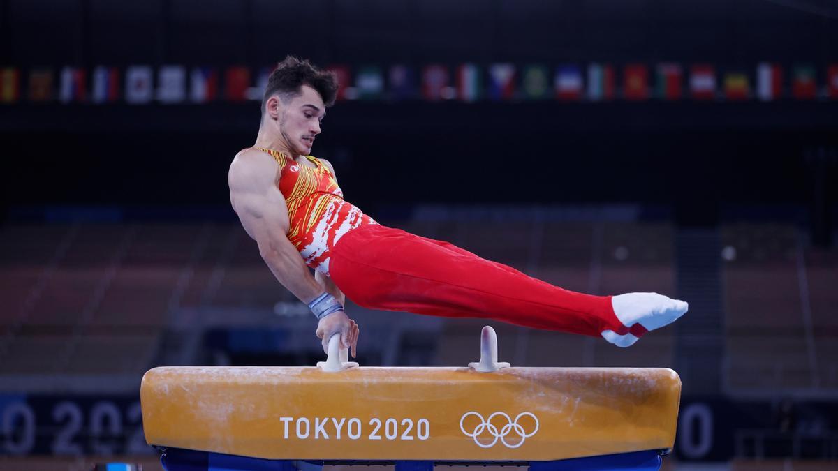 El gimnasta Nicolau Mir da la talla en su estreno olímpico