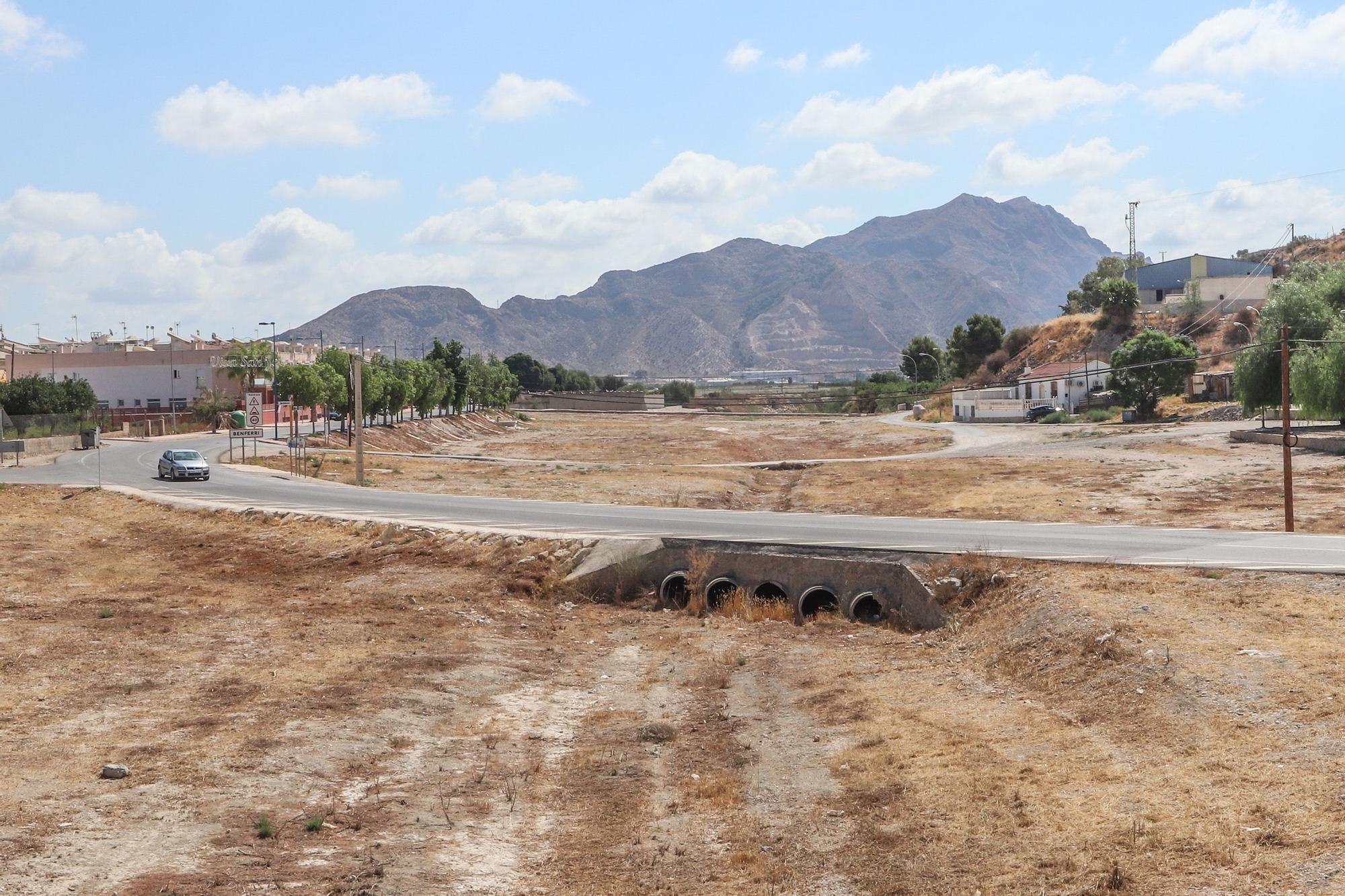 El Ayuntamiento de Benferri exige a la CHS que actúe para limpiar el cauce de la rambla de Abanilla ante el riesgo de una nueva DANA