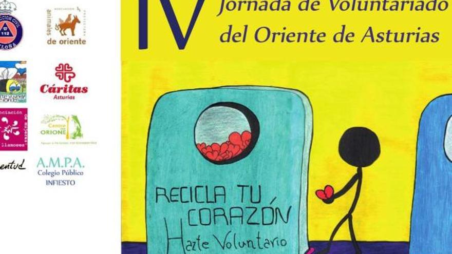 IV Jornadas del voluntariado Ofrenda floral del grupo «Trasgu»