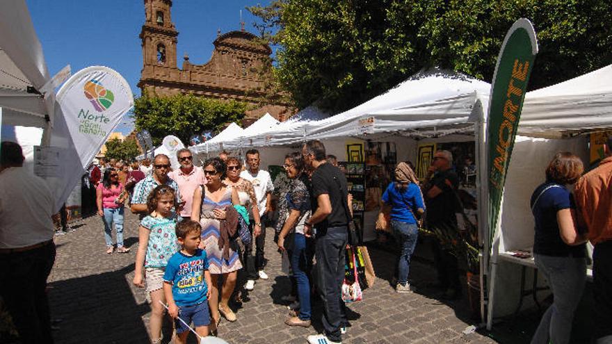 Un momento de la feria Enorte celebrada en Gáldar en 2015.