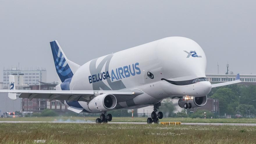 Un Airbus Beluga XL.