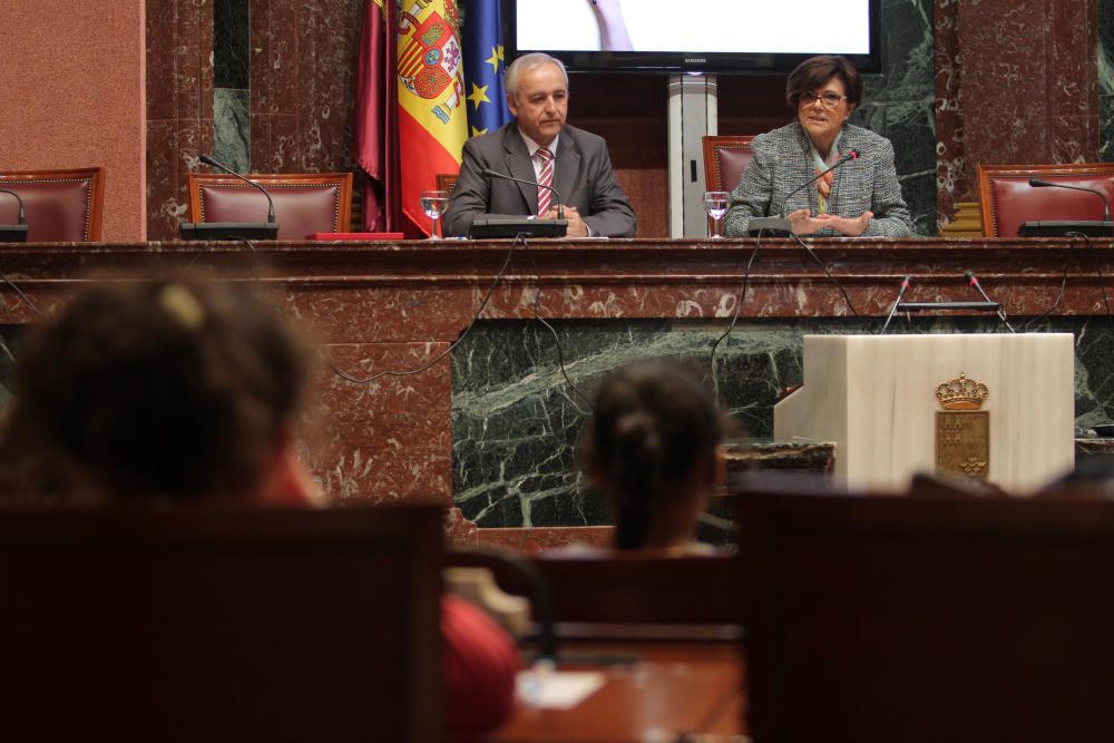 Pleno infantil en la Asamblea Regional